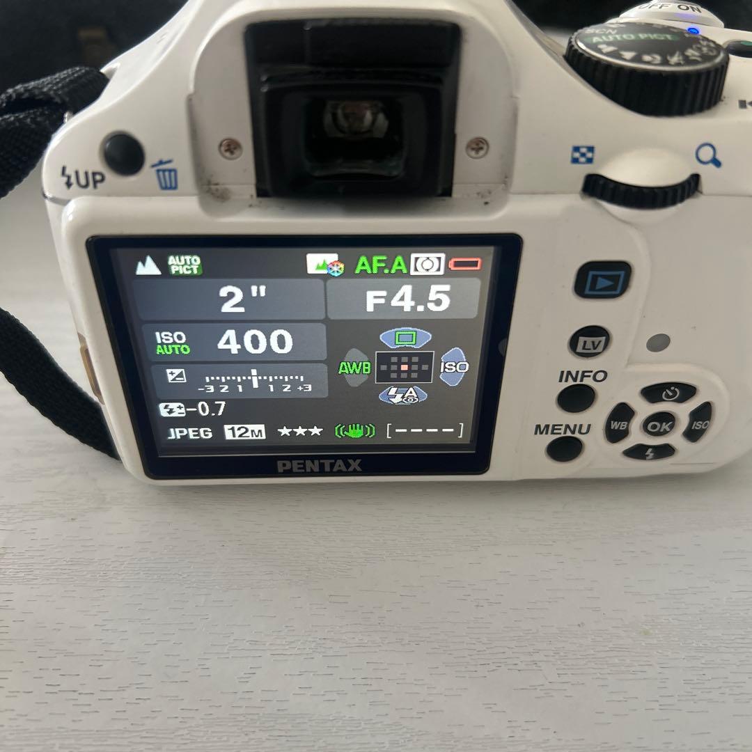 PENTAX K-x ホワイト デジタル一眼レフカメラ