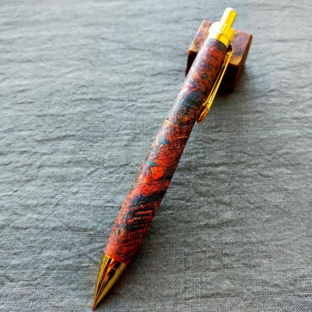 【星雲】　スタビライズドウッド　ハンドメイド　木軸シャープペン　0.5mm