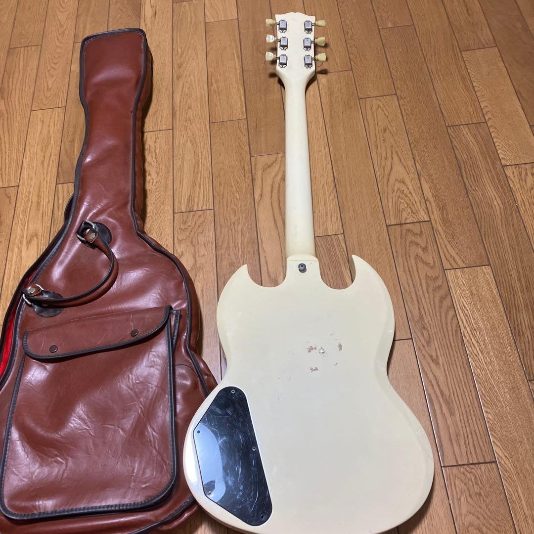 Burny RSG 白　ホワイト　エレキギター　ヴィンテージ