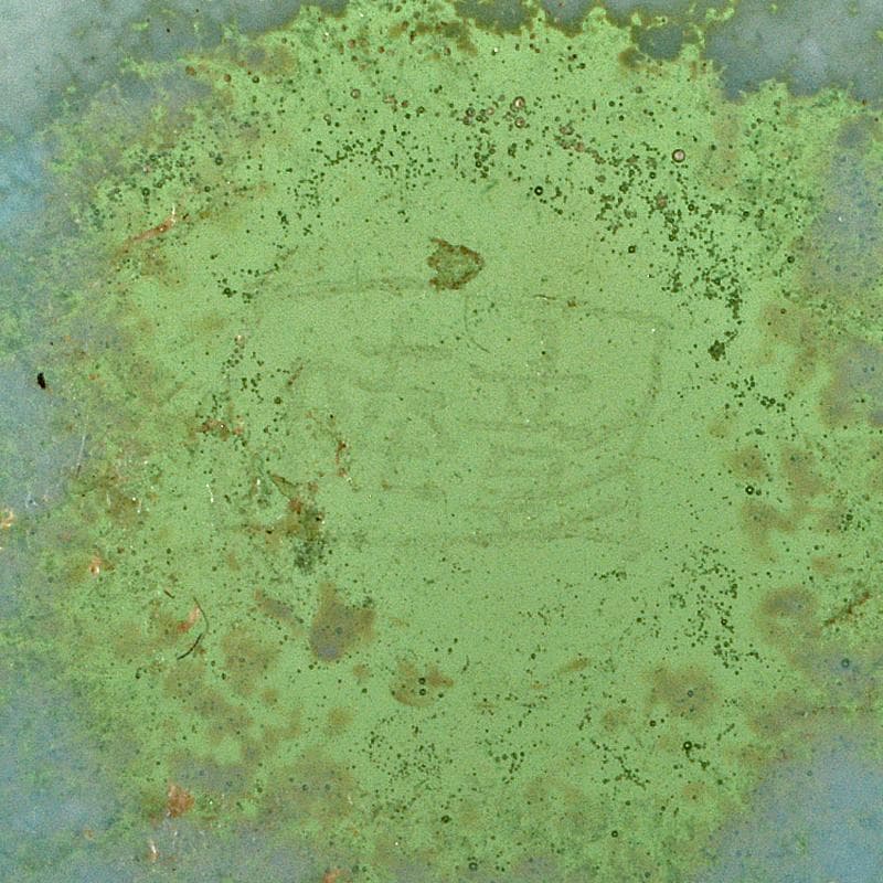 ガラス工芸　睦彰銘　花文　盃　一對　C　R6831