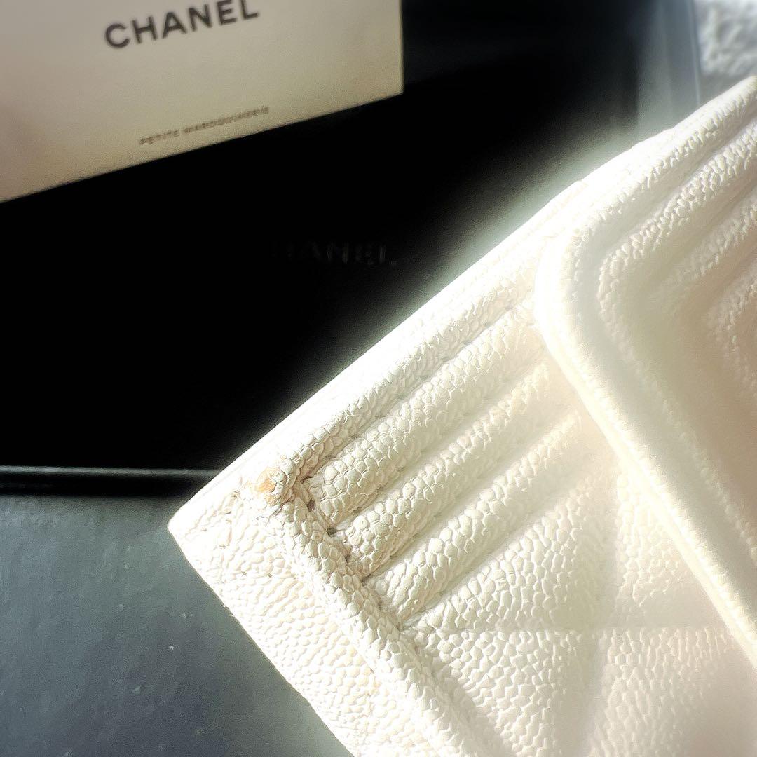 美品⋆꙳CHANEL 三つ折り財布 ☆箱付き送料別