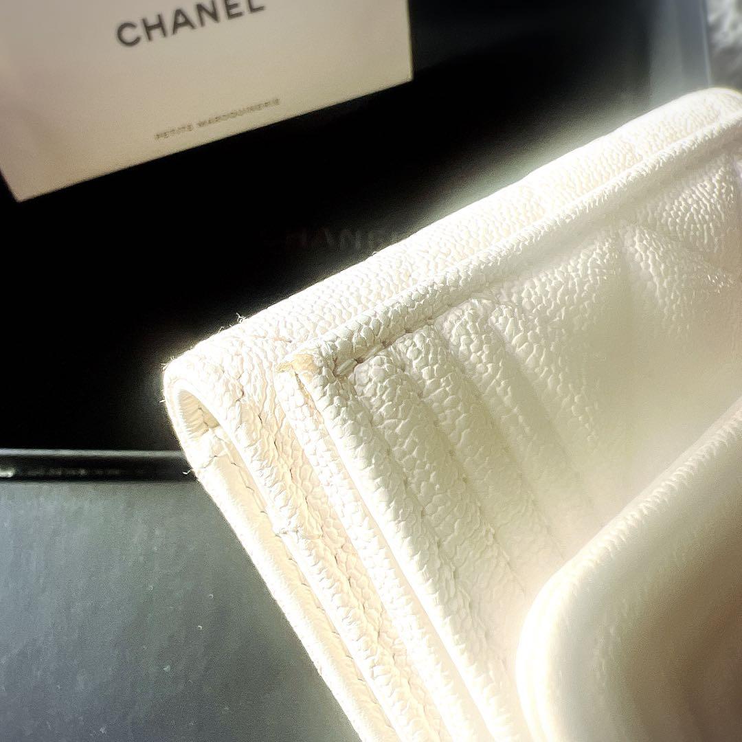 美品⋆꙳CHANEL 三つ折り財布 ☆箱付き送料別