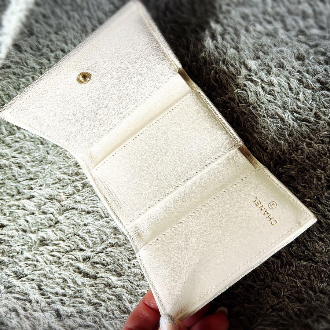 美品⋆꙳CHANEL 三つ折り財布 ☆箱付き送料別