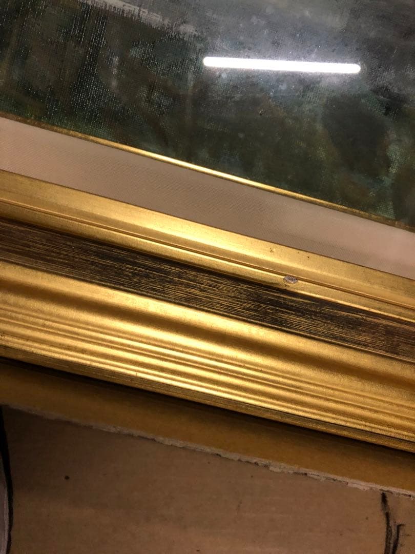 額縁 額 絵画 油絵 絵 F10 アンティーク ゴールド