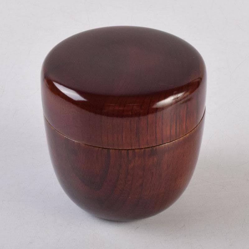 茶道具　欅地　漆塗　棗　時代箱　V　8746