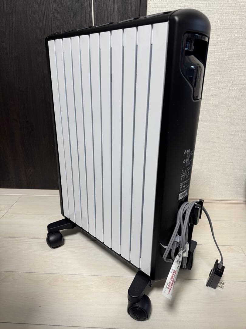 オイルヒーター ホワイト/ブラック