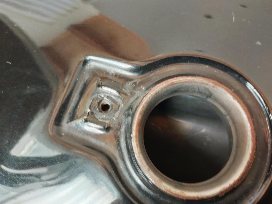 Yamaha ヤマハ　sr400 500タンク ブラック/ホワイト