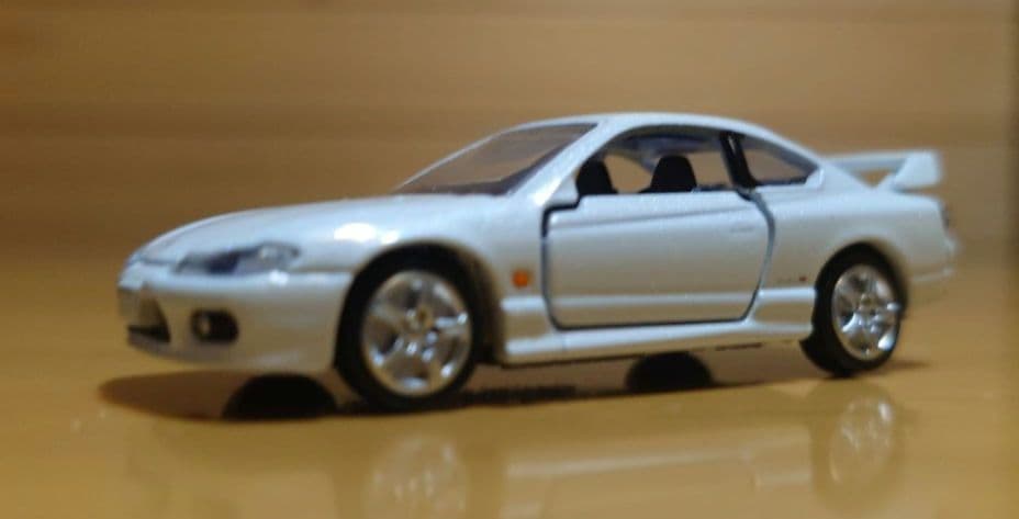 タカラトミートミカプレミアム　日産シルビア(s15) ホワイトパール限定色　白色