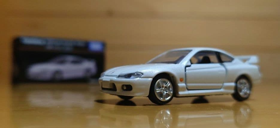 タカラトミートミカプレミアム　日産シルビア(s15) ホワイトパール限定色　白色