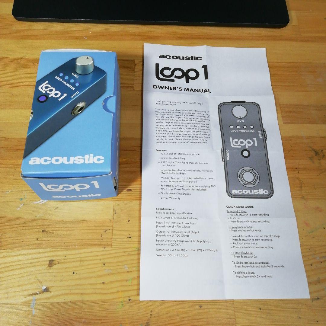 【レア品】acoustic Loop1 ルーパー エフェクター 新品同様品