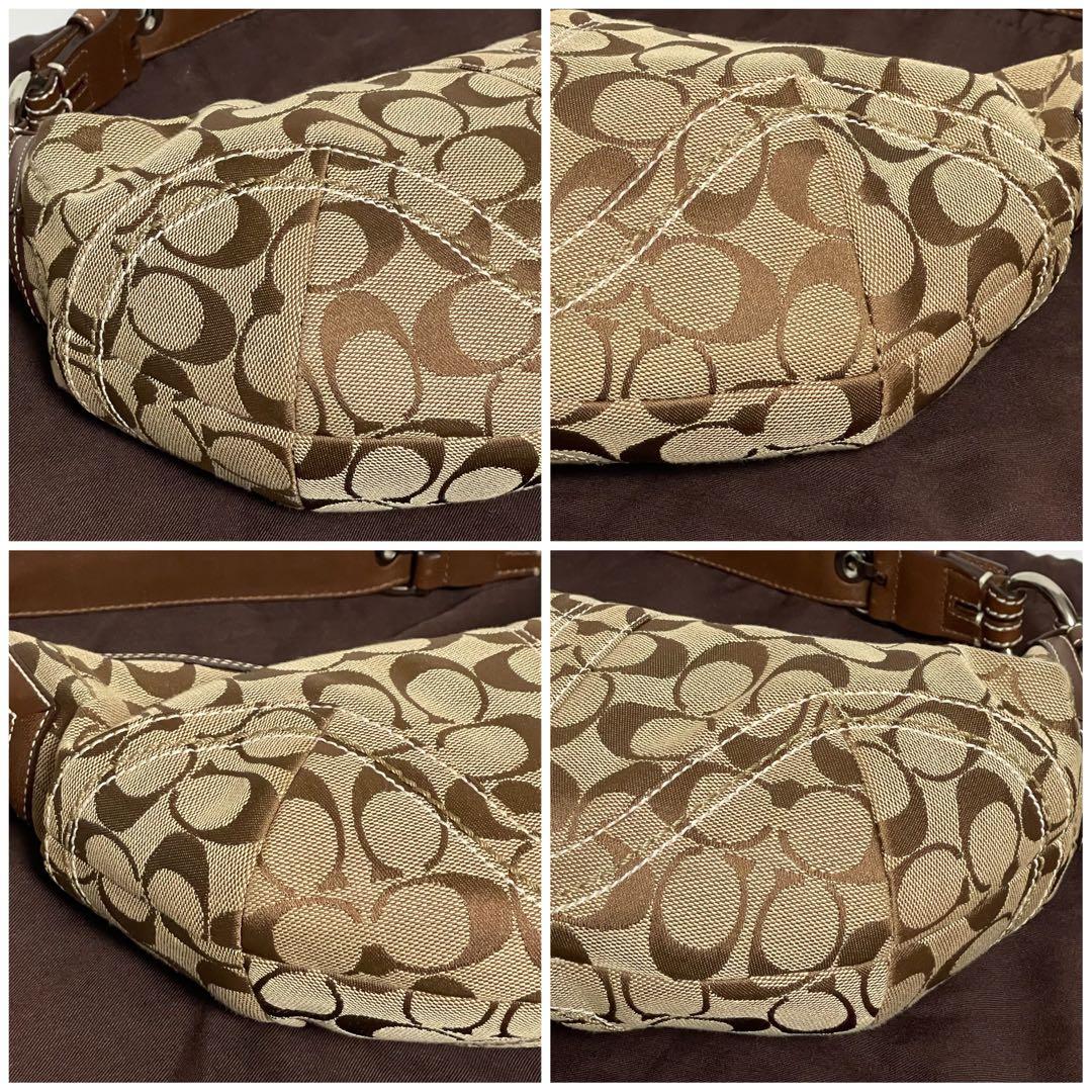 美品 COACH HalfMoon Accessory Pouch 10073