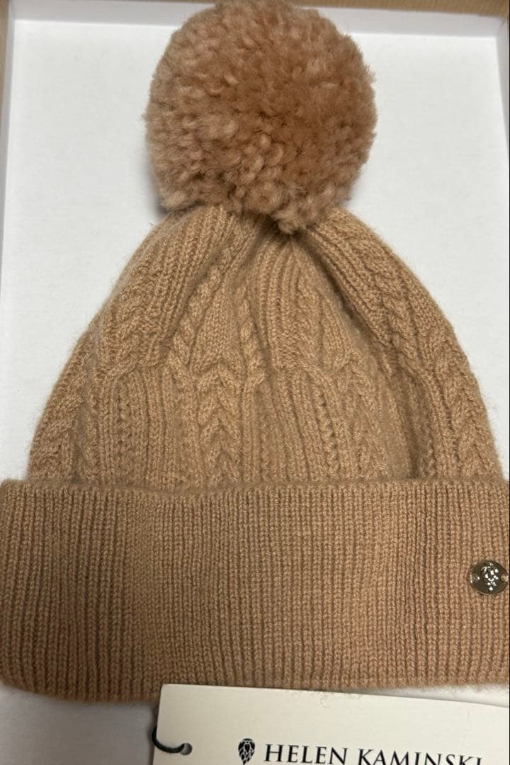 り*ん様 ヘレンカミンスキーカシミヤ 新品 ニット帽