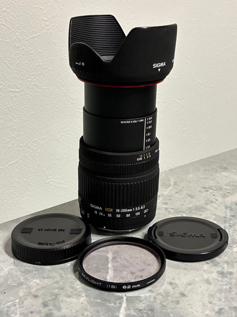 ⭐️美品⭐️シグマ SIGMA 18-200mm F3.5-6.3 DC キャノン用