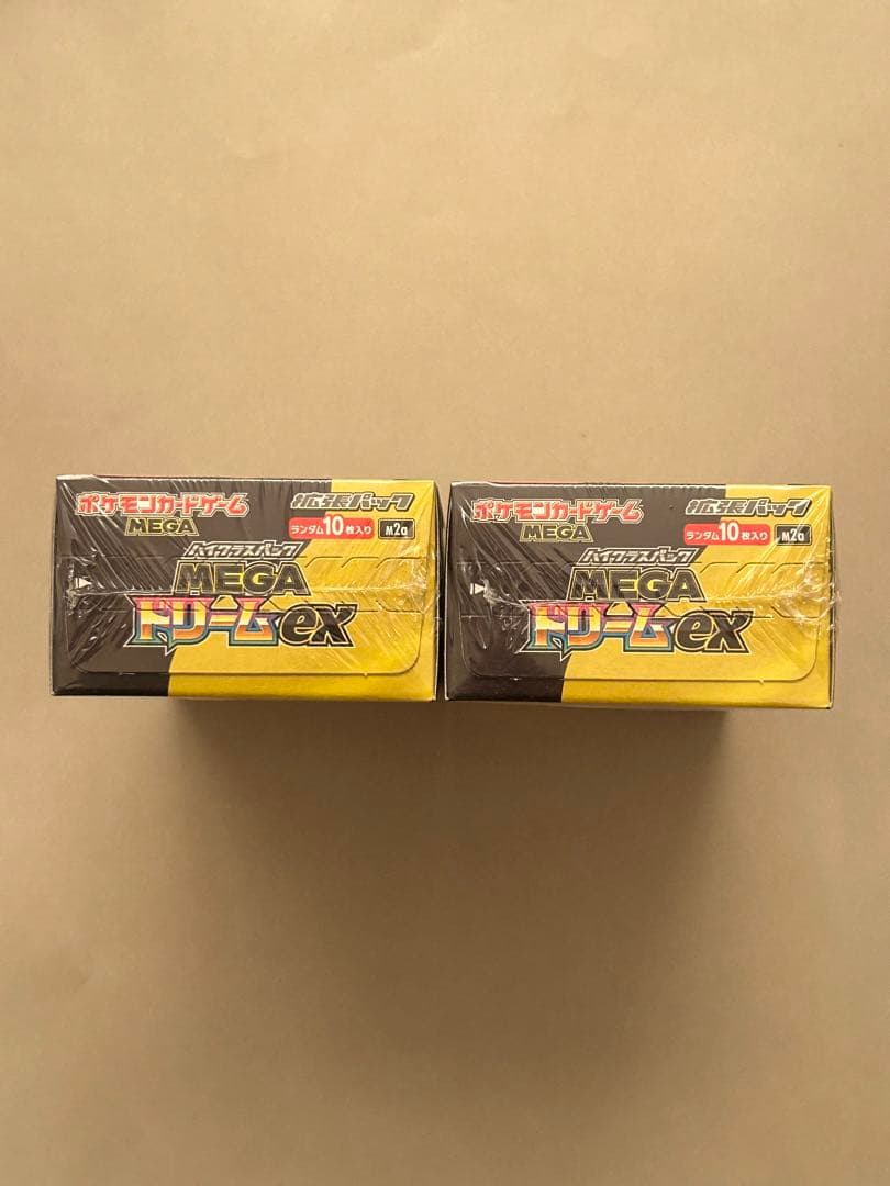 ポケモンカードゲーム MEGAドリームex 未開封シュリンク付き　2BOX