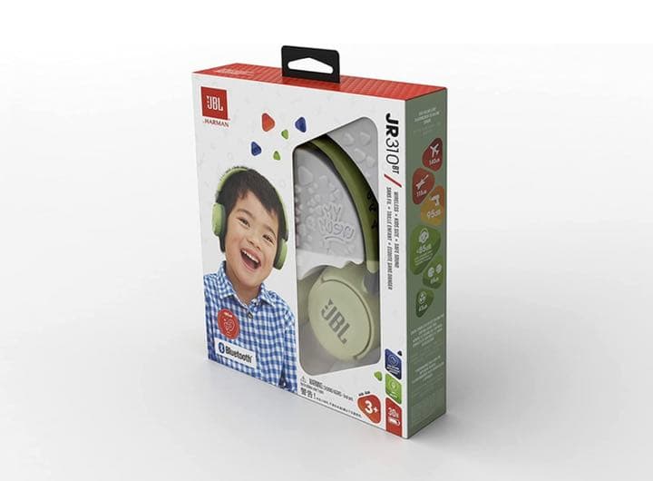 JBL JR310BT 子供向け Bluetoothワイヤレスヘッド音量制御機能
