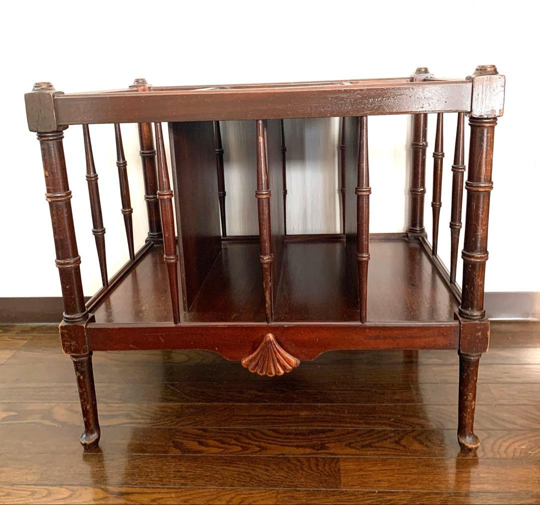 [HEKMAN]米国　アンティーク マガジンラック　サイドテーブル