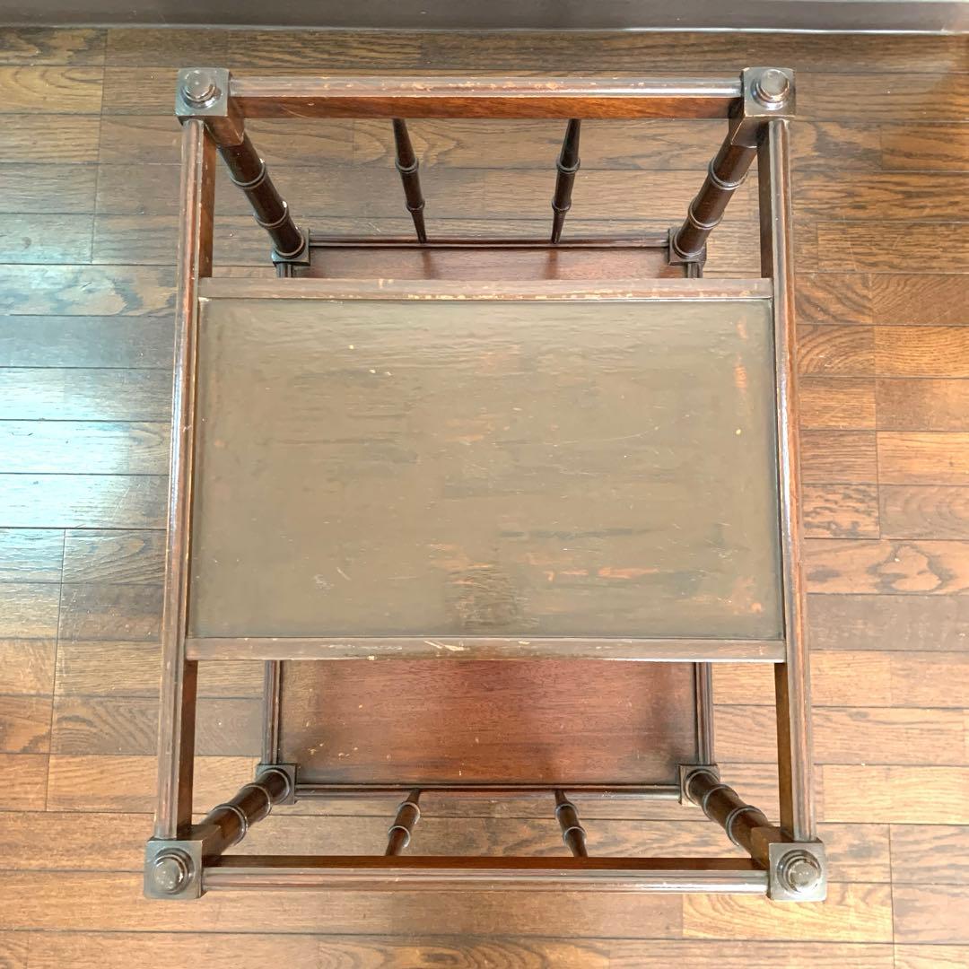 [HEKMAN]米国　アンティーク マガジンラック　サイドテーブル