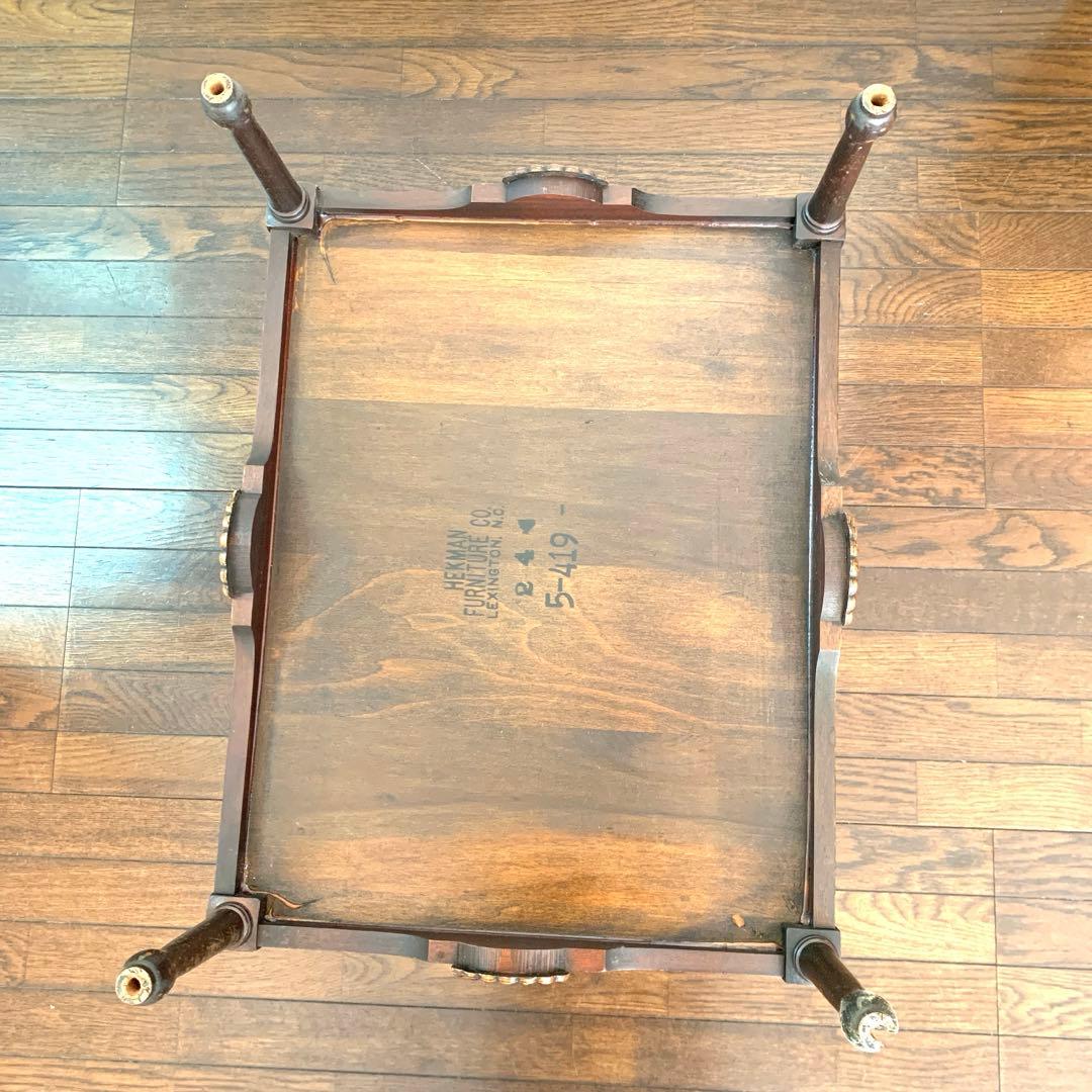 [HEKMAN]米国　アンティーク マガジンラック　サイドテーブル