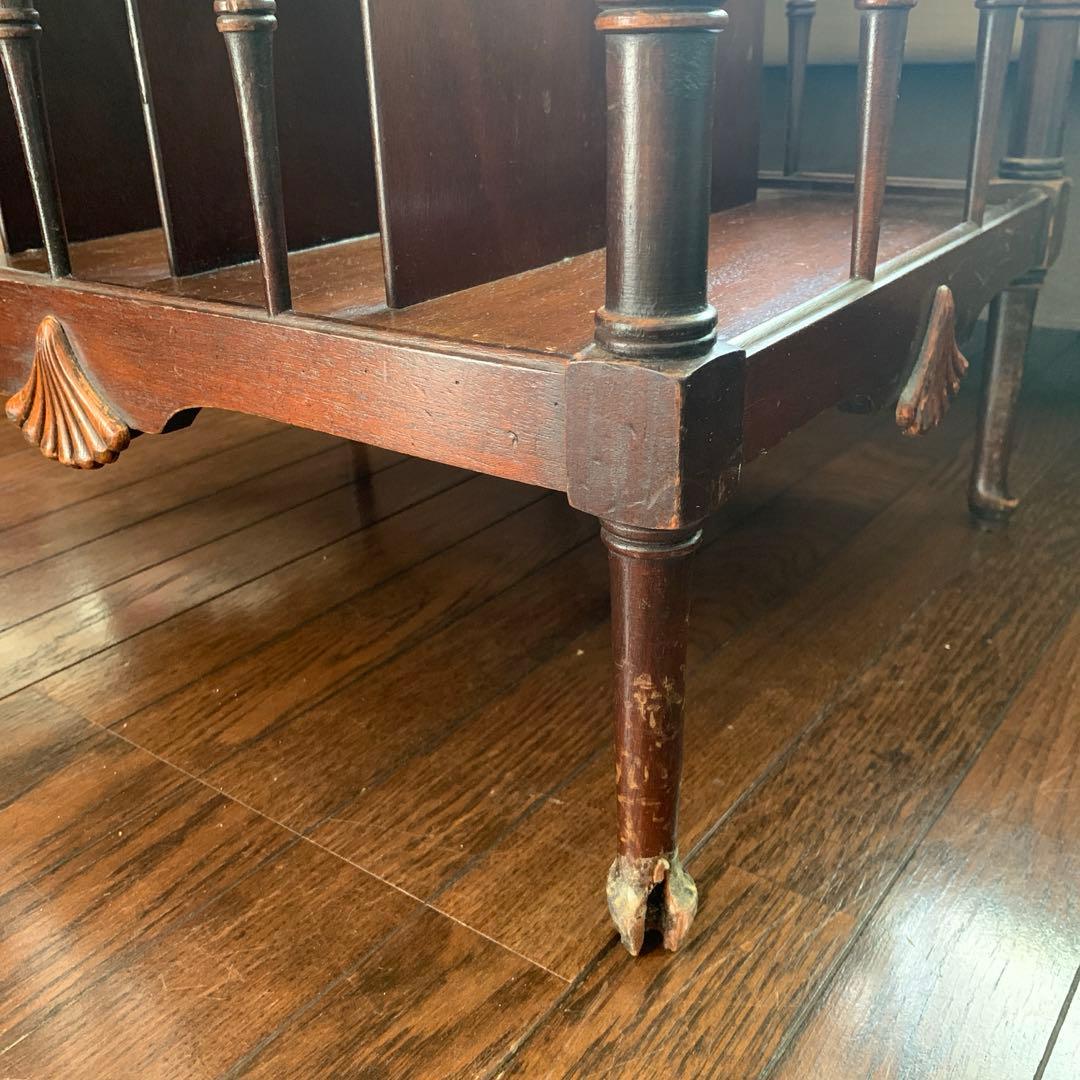 [HEKMAN]米国　アンティーク マガジンラック　サイドテーブル