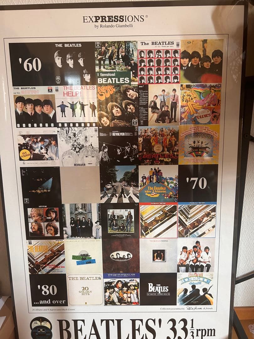 ビートルズ壁掛け