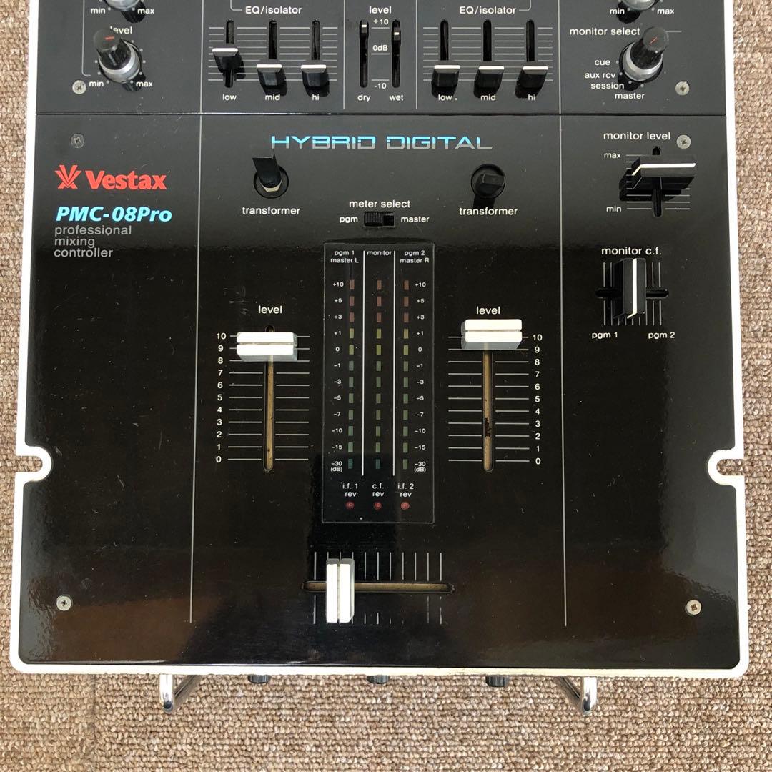 【美品】　Vestax PMC-08Pro ミキシングコントロール、DJミキサー