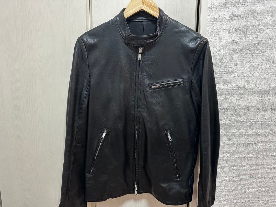 【LITHIUM HOMME】 シングルライダースジャケット46