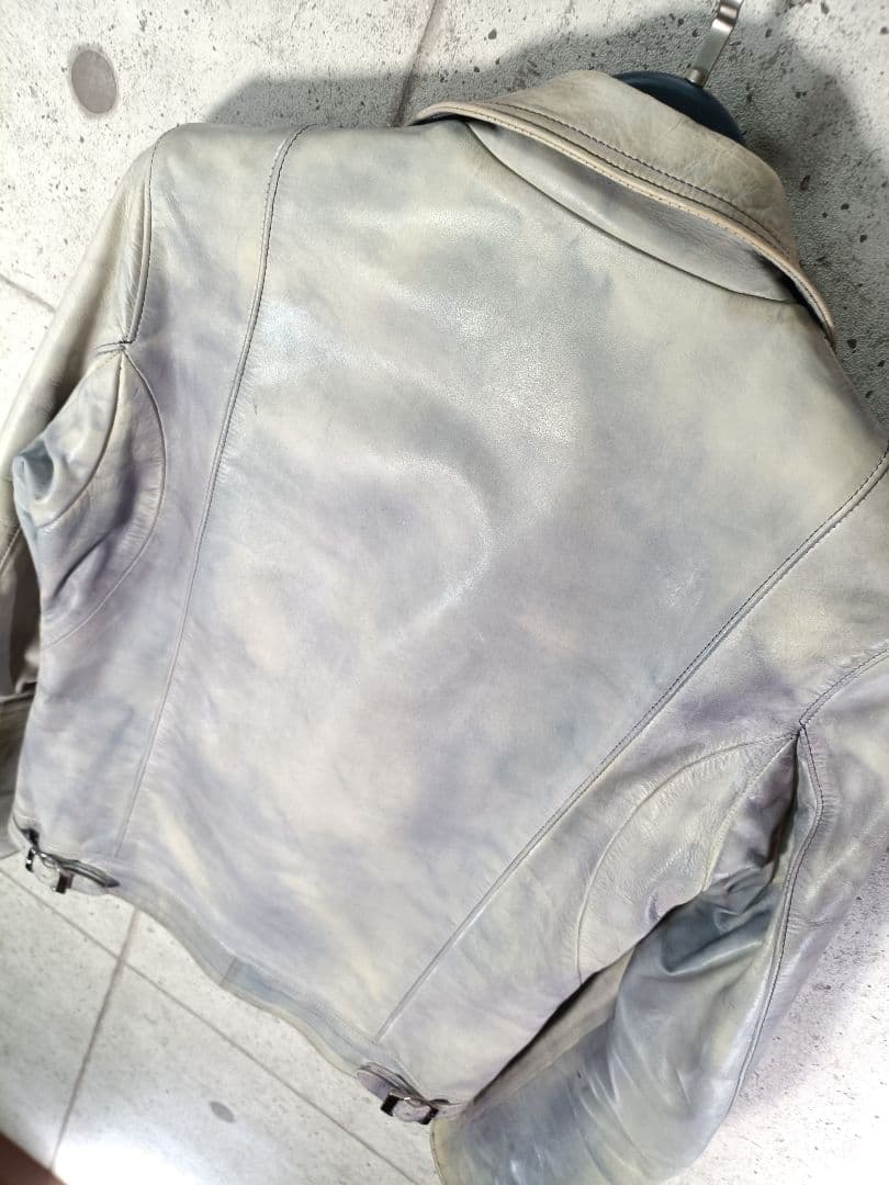 STRUM Burning dyed ダブルライダースジャケット S