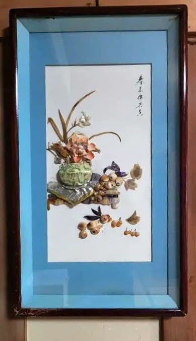貝細工 アート作品