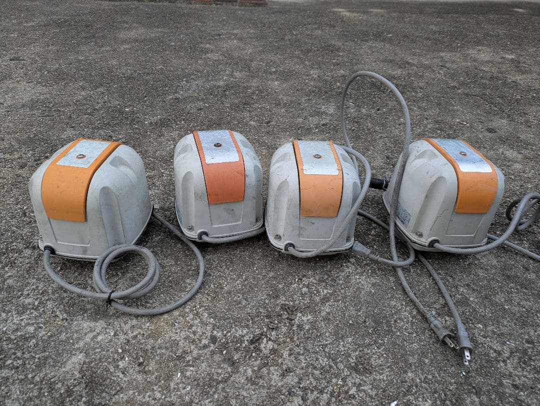 ジャンク⑥　安永 AP-60 2台　60F　 風量不明1台ブロワー エアーポンプ