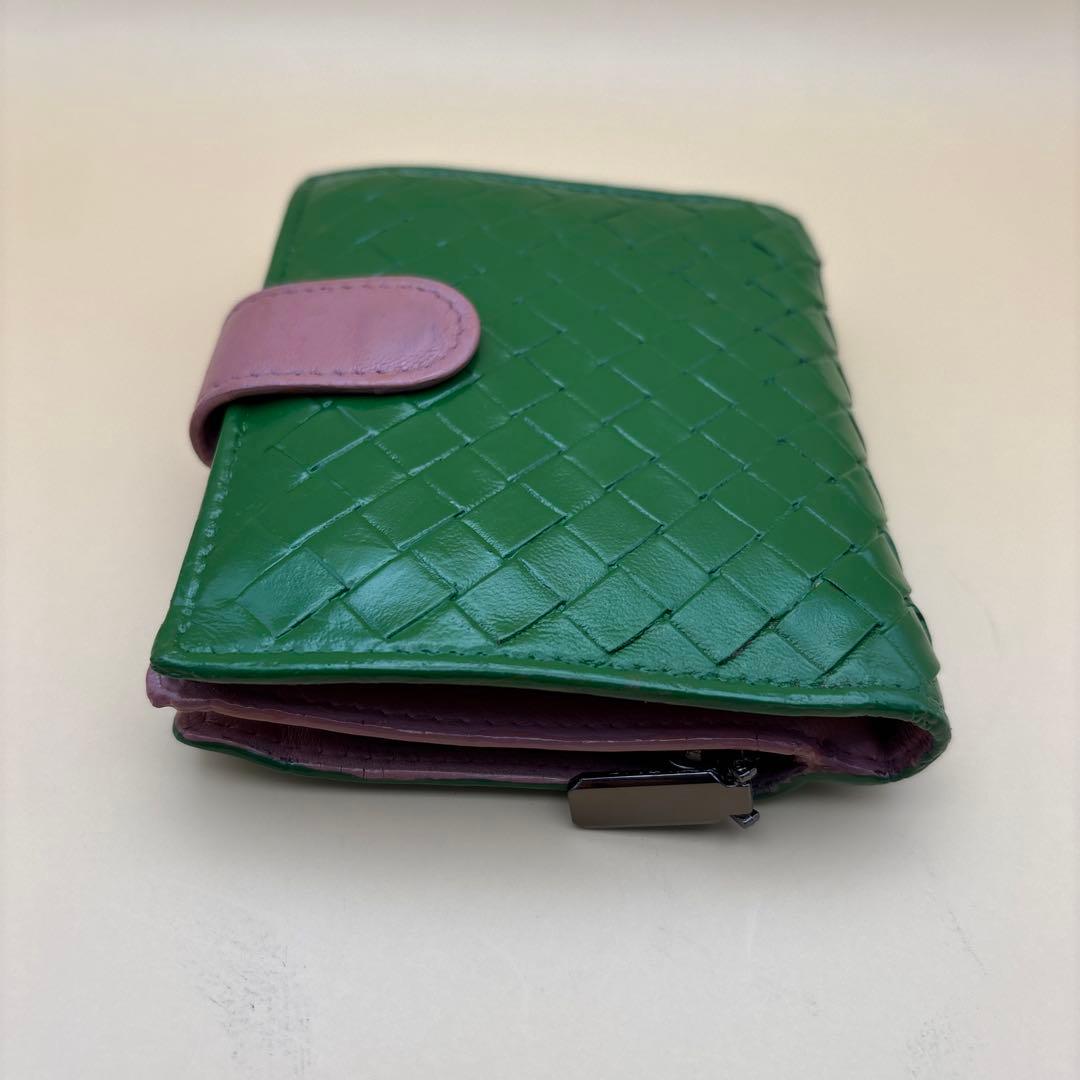 ◆正規品◆ボッティガヴェネタイントレチャート 二つ折りサイフとオマケキーケース付