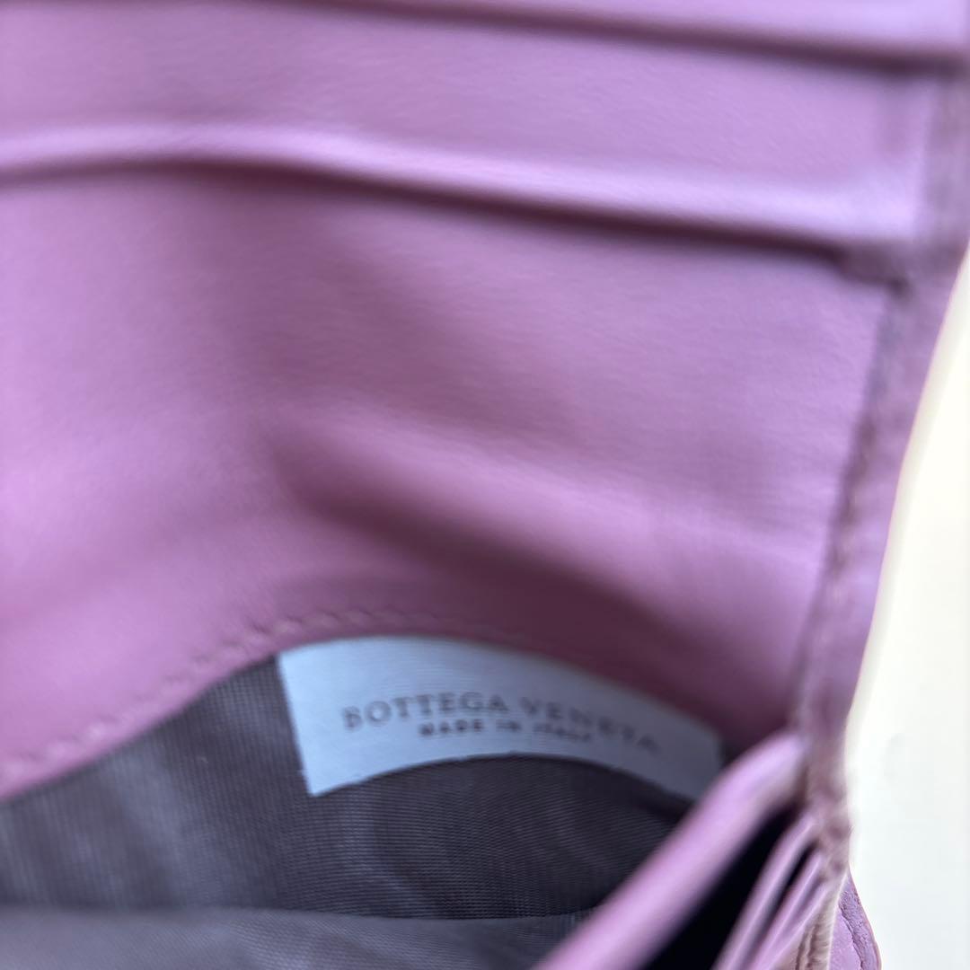 ◆正規品◆ボッティガヴェネタイントレチャート 二つ折りサイフとオマケキーケース付