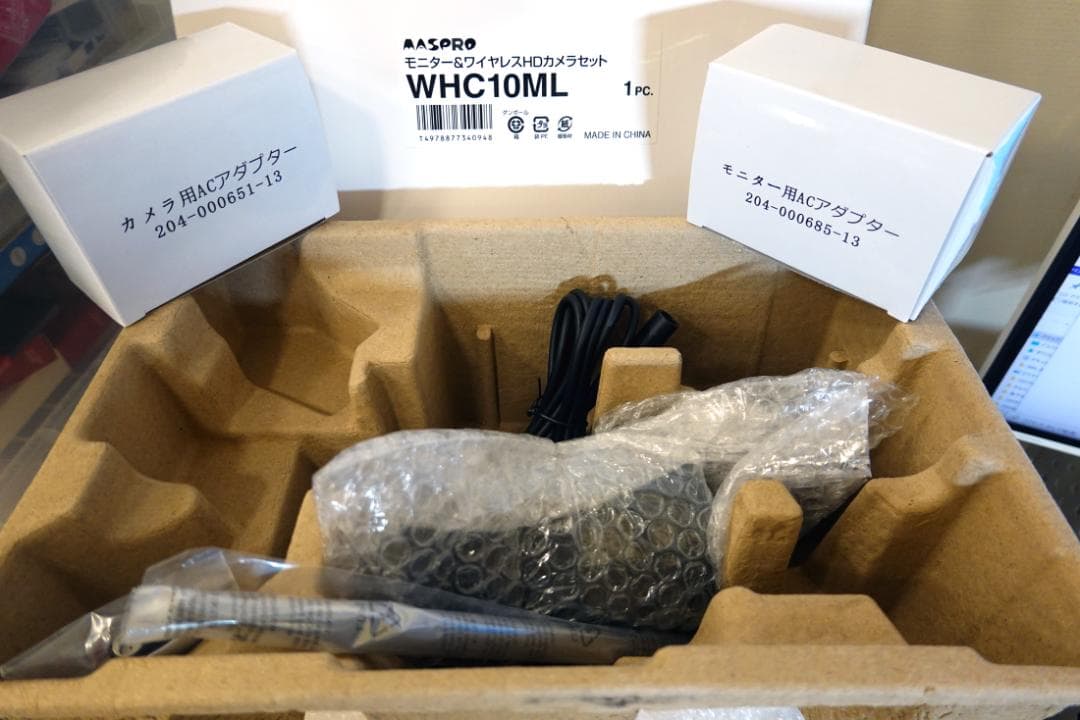 【未使用】WHC10ML マスプロ MASPRO モニター＆ワイヤレスリコール済