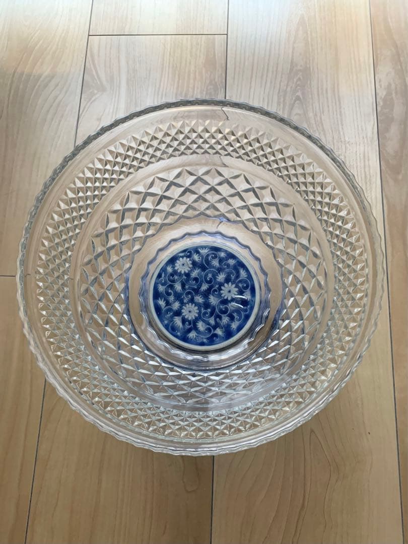 有田焼　龍峰窯　ガラスコンポート 民藝　民芸　工芸品