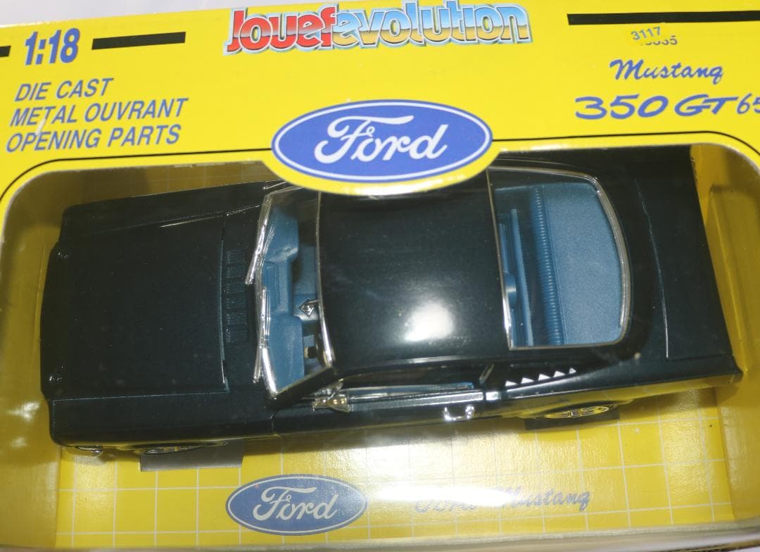貴重　JOUEFエボリューション製 フォード・ムスタング350GT　紺１／１８