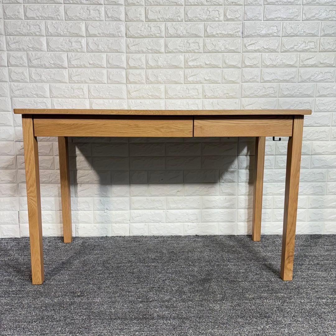MUJI 無印良品 木製デスク オーク材 天然木 机 テーブル 家具 A034