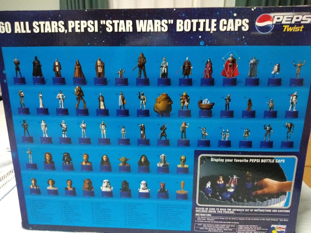 ペプシ×スターウォーズ EP3 ボトルキャップ コレクションステージ 60個