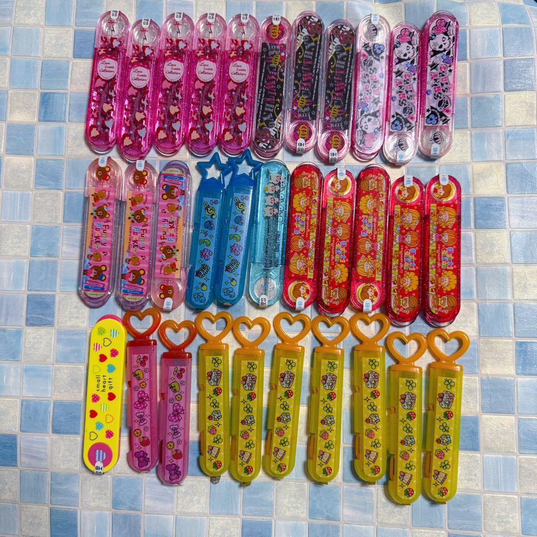 平成　レトロ　シャーペンシル　替え芯　32点セット