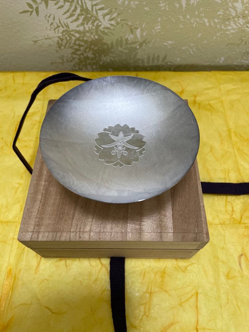 銀杯　銀盃　純銀　96g 刻印あり 桐箱付き