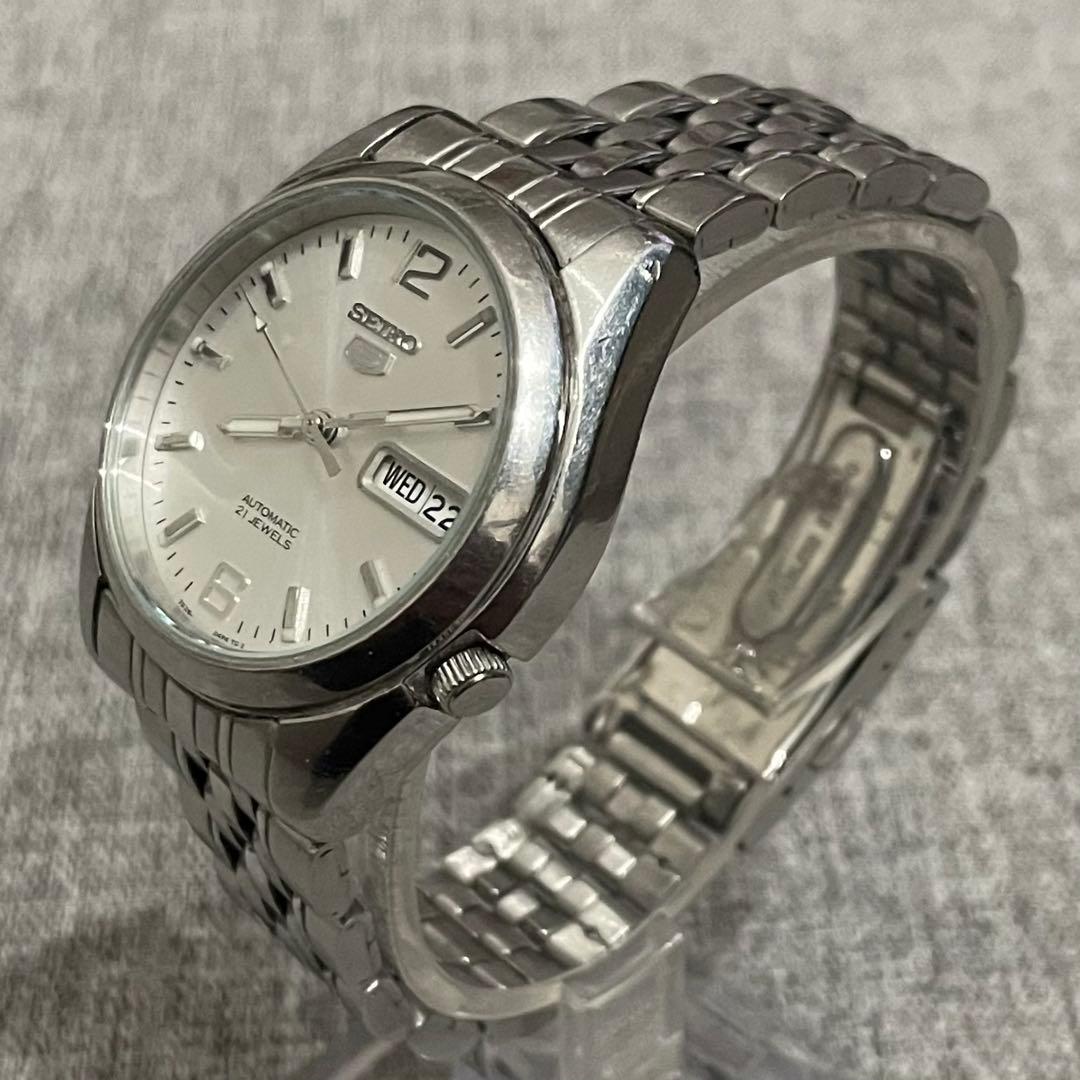 サ*ン様 SEIKO 自動巻き腕時計 セイコー5 裏スケルトン 7S26-01V