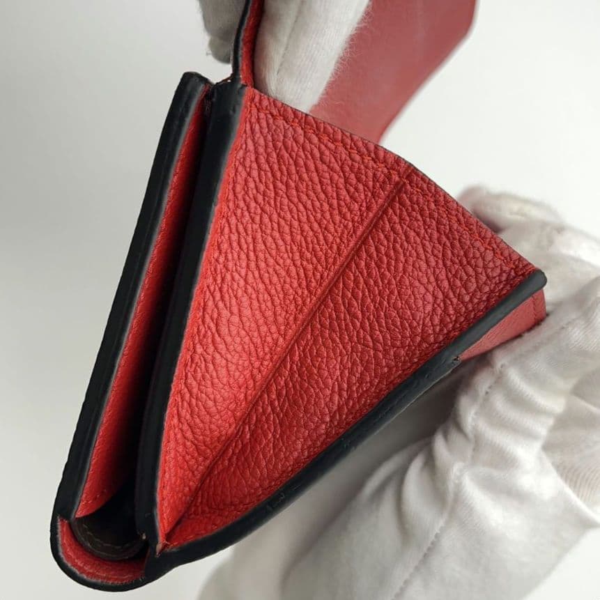 極上美品✨ルイヴィトン ポルトフォイユ パラス コンパクト スリーズ赤 折り財布