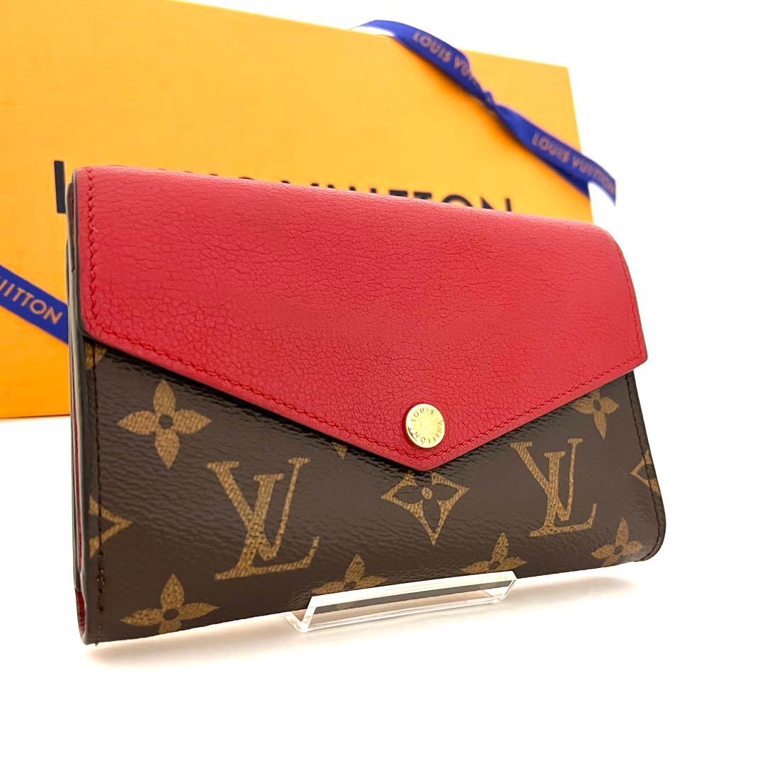 極上美品✨ルイヴィトン ポルトフォイユ パラス コンパクト スリーズ赤 折り財布