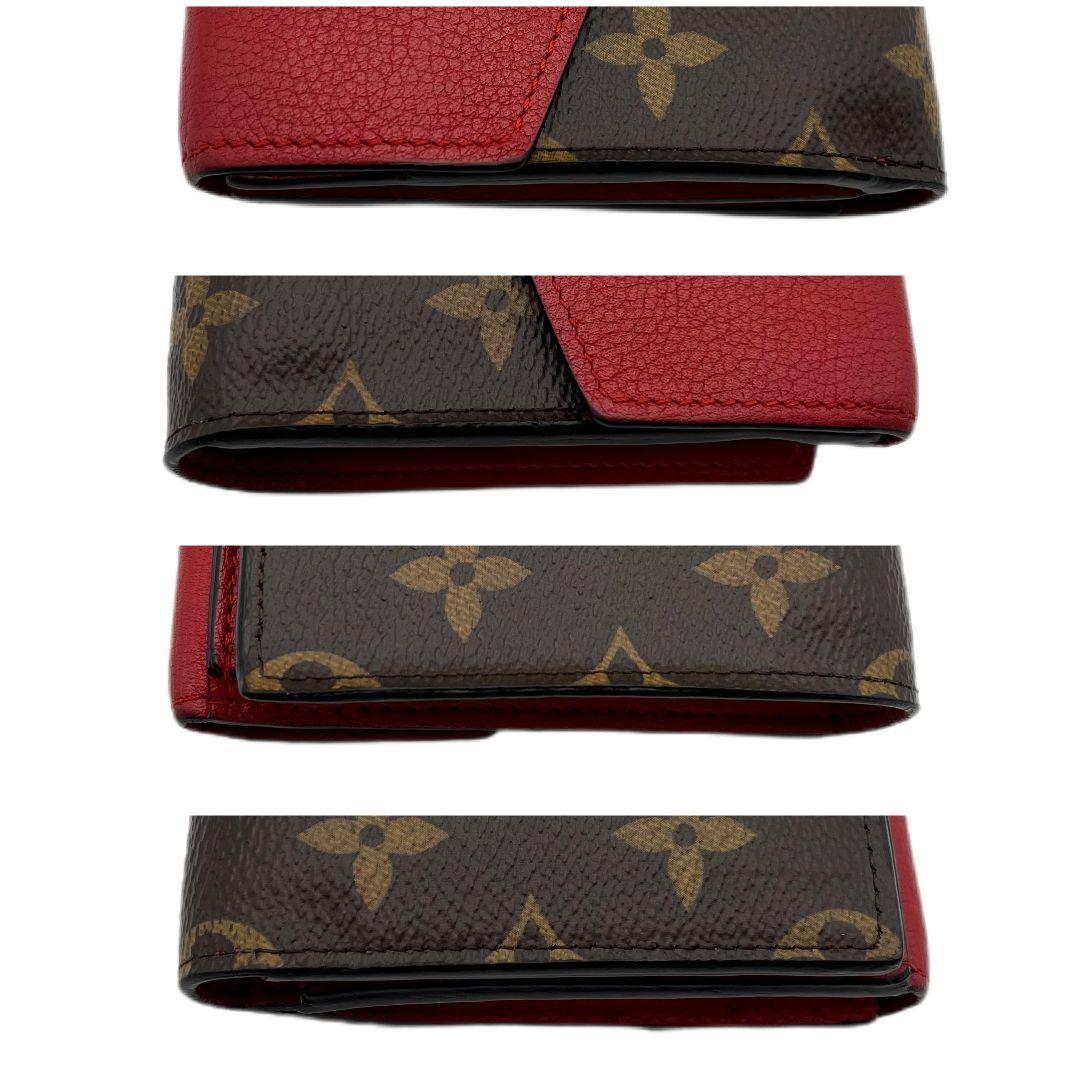 極上美品✨ルイヴィトン ポルトフォイユ パラス コンパクト スリーズ赤 折り財布