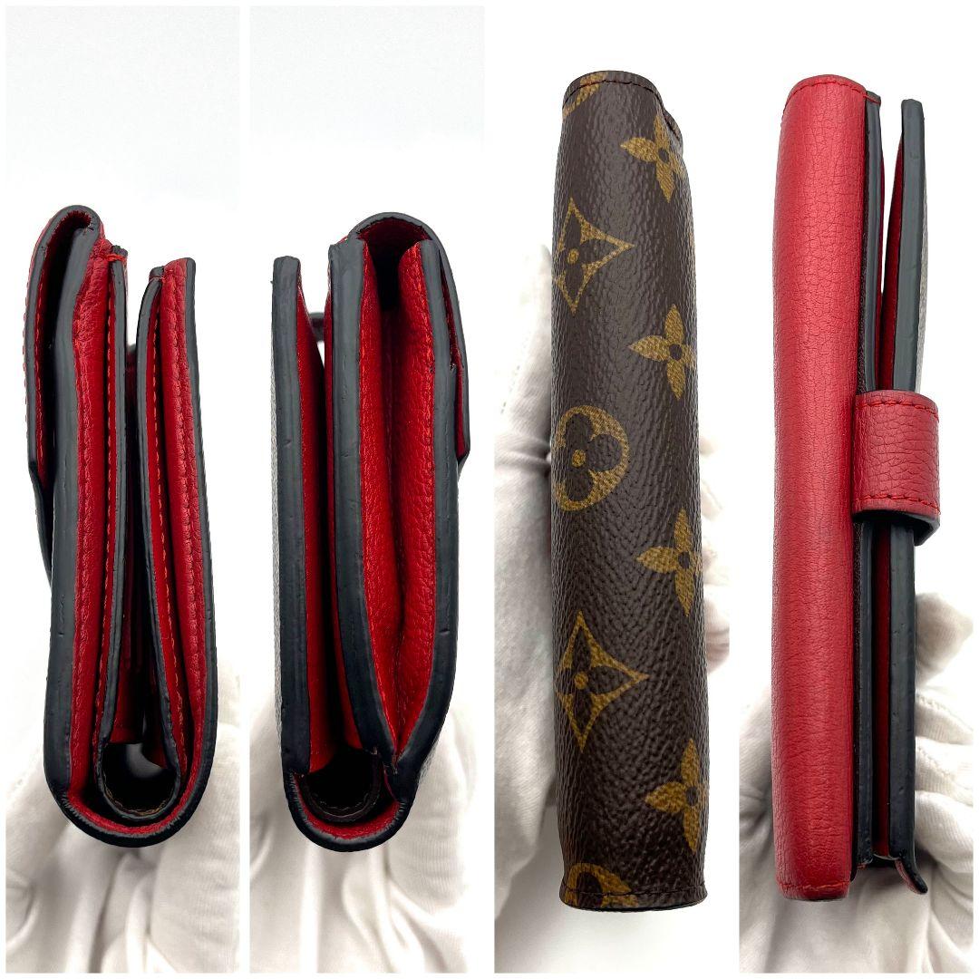 極上美品✨ルイヴィトン ポルトフォイユ パラス コンパクト スリーズ赤 折り財布