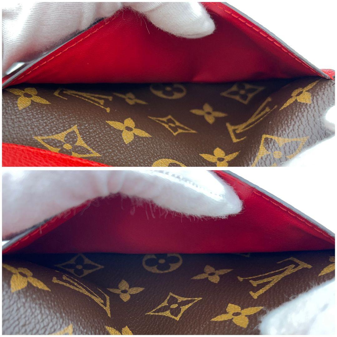極上美品✨ルイヴィトン ポルトフォイユ パラス コンパクト スリーズ赤 折り財布