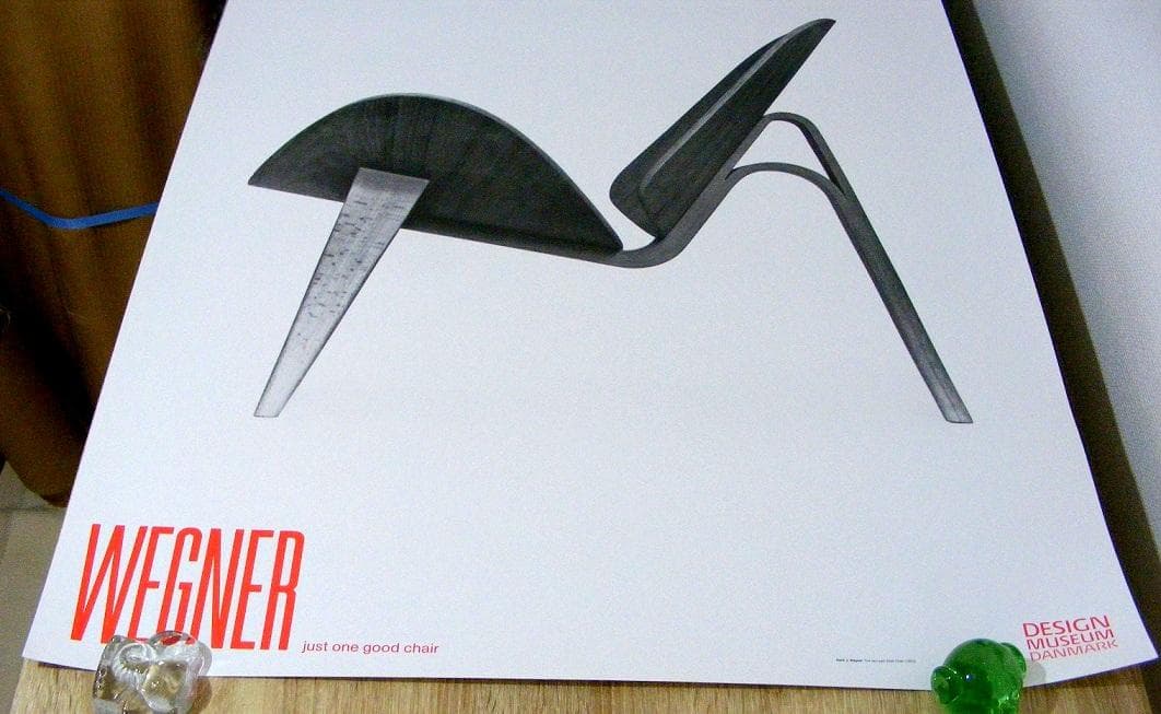 Hans J. Wegner Design Museum 2014年ポスター