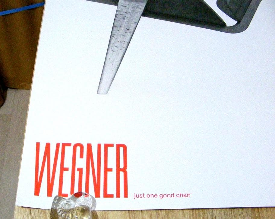 Hans J. Wegner Design Museum 2014年ポスター