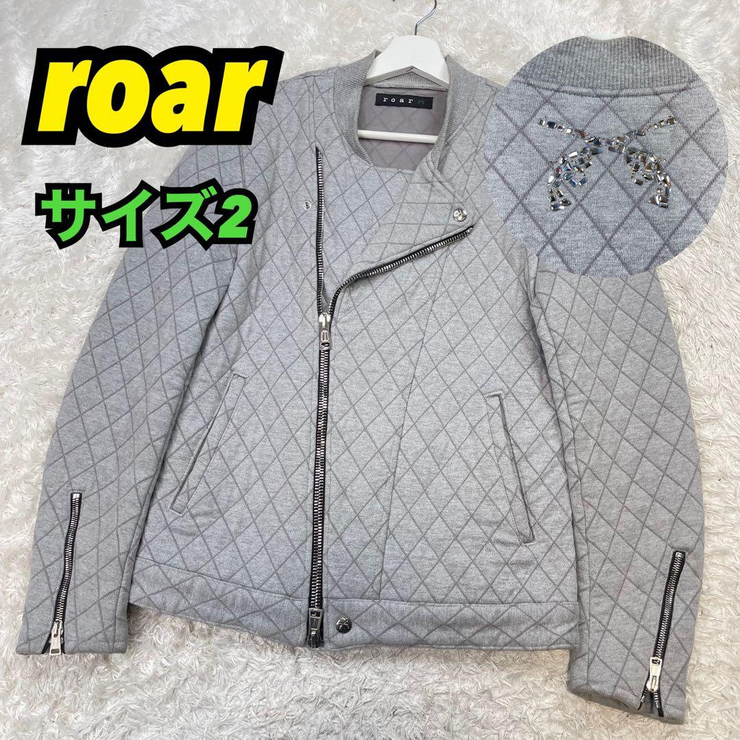 roarguns  FLASH別注 スワロ装飾 ライダースジャケット