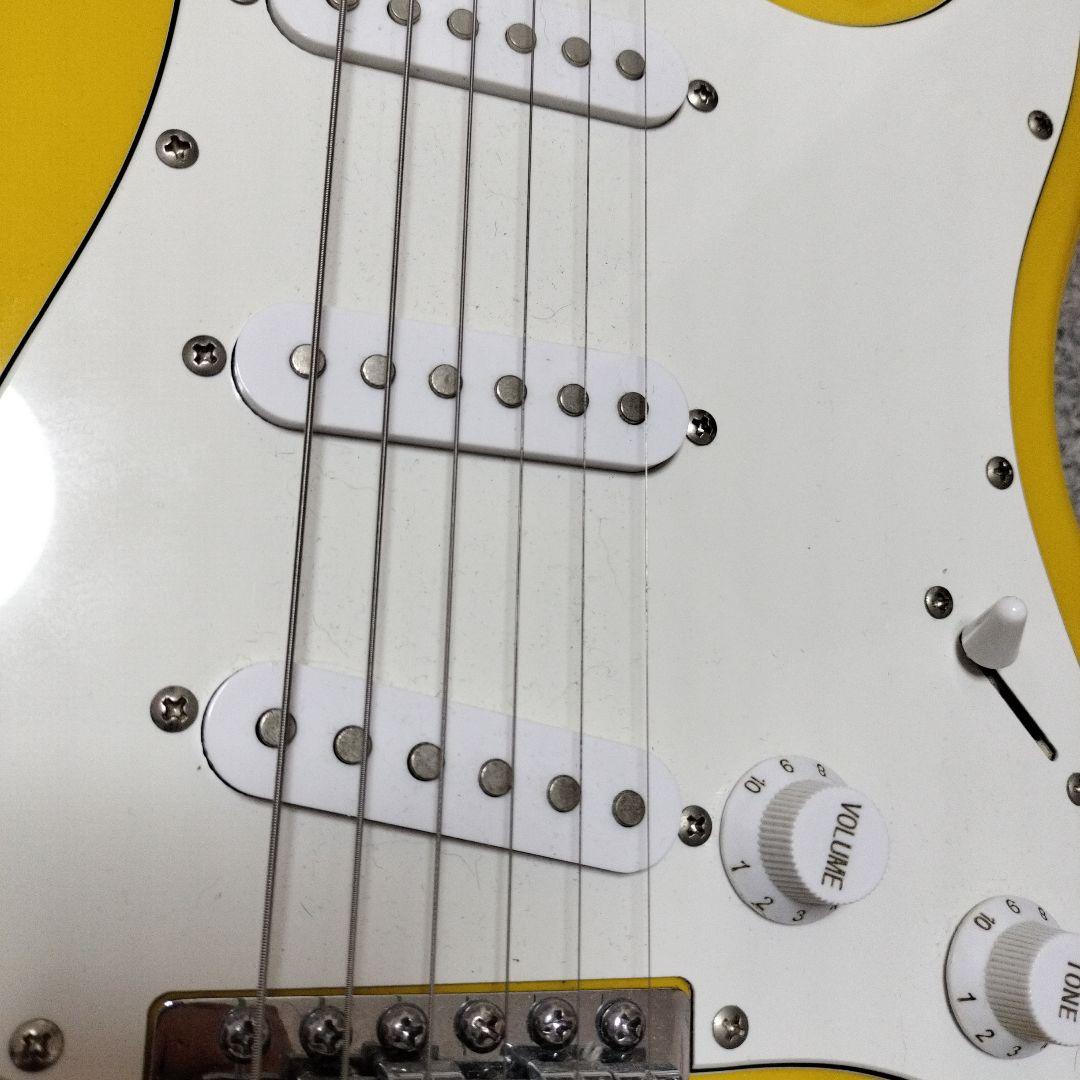 美品!! Selder セルダー ストラト イエロー新品チューナーストラップ付