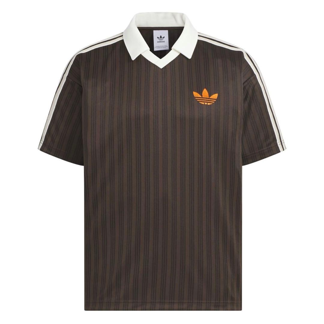 新品M⭐️adidas フットボールジャージ ABCマート限定 Tシャツ ブラウン
