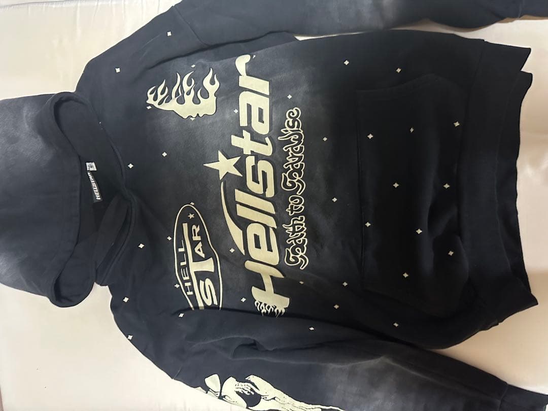 Hellstar フレイムデザイン パーカー